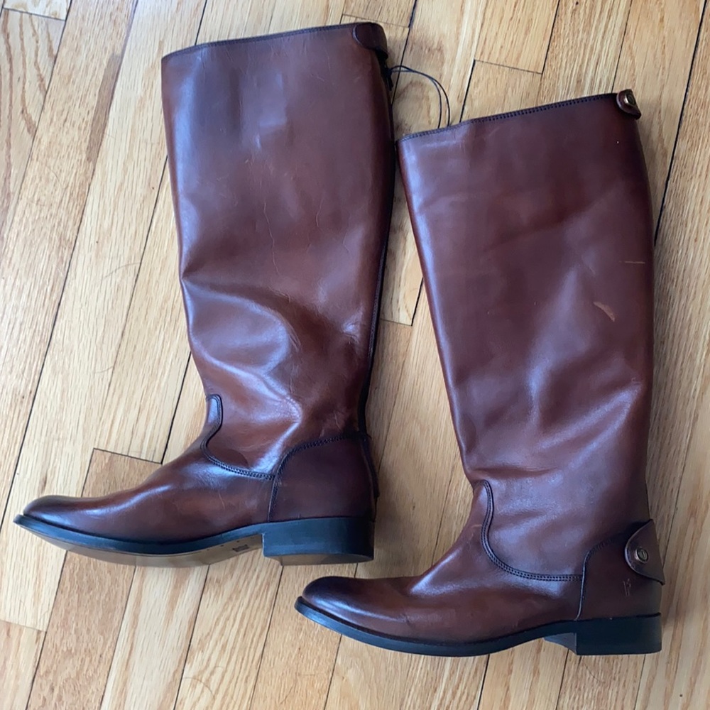 Frye Women’s Tall Riding Boot in Brown